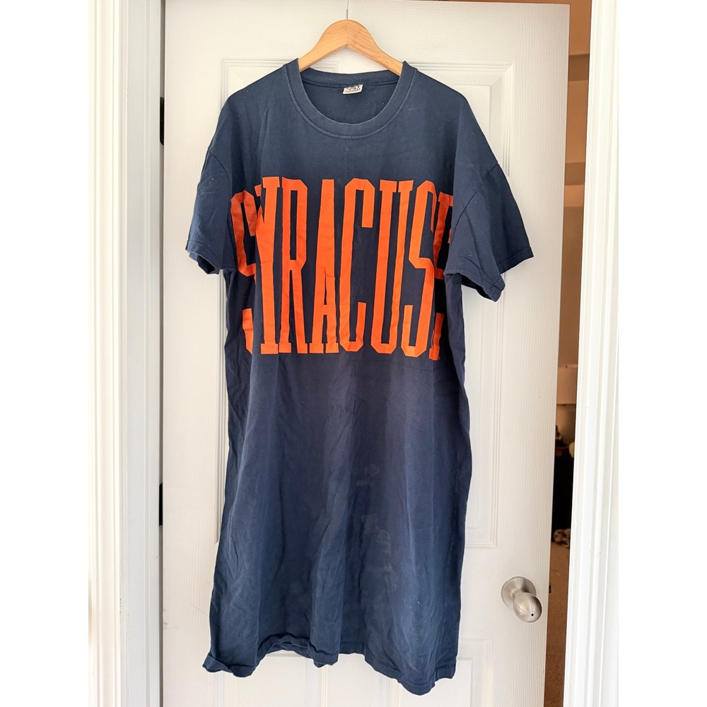 VTG 90s Syracuse University Womens Nightgown College Football